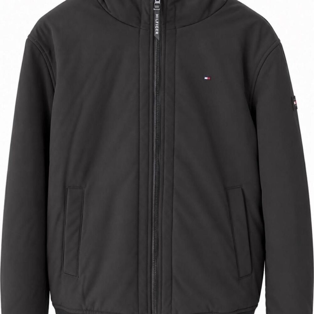 Tommy-hilfiger Men's Black Large Winter Jacket
